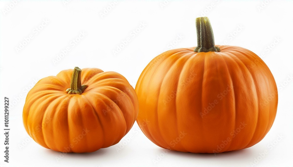 A carved pumpkin with a spooky, smiling face, glowing in the dark, symbolizing Halloween and the autumn season on white background A carved pumpkin with a spooky, smiling face, glowing in the dark, symbolizing Halloween and the autumn season on white background