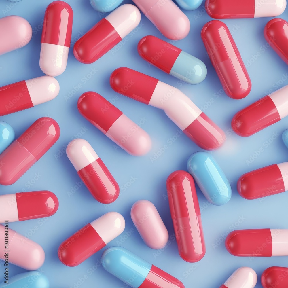 Drug-resistant bacteria multiplying, infection spread, 3D illustration Drug-resistant bacteria multiplying, infection spread, 3D illustration