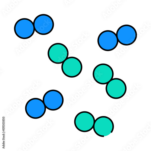 pneumococcus infection line icon vector. pneumococcus infection sign. isolated symbol illustration