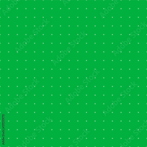 VR HUD futuristic chromakey screen cross shaped grid. Crosses head up display chroma key seamless pattern. Digital UI cyber interface marker mesh. GUI hi tech green background. FUI Sci Fi texture. Eps