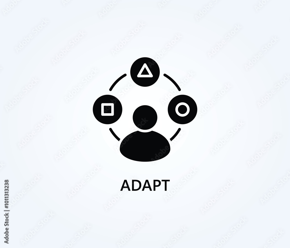Adapt Vector, Icon Or Logo Sign Symbol Illustration Adapt Vector, Icon Or Logo Sign Symbol Illustration