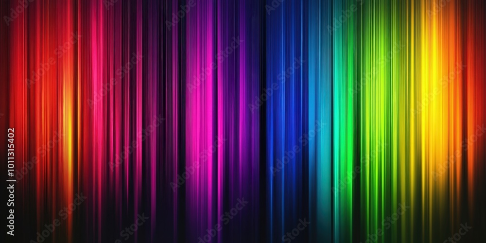 Abstract Rainbow Stripes Abstract Rainbow Stripes