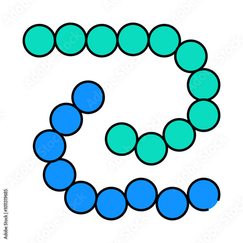 bacillus anthracis line icon vector. bacillus anthracis sign. isolated symbol illustration