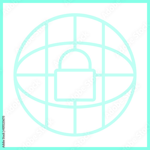 Protected Network icon Design