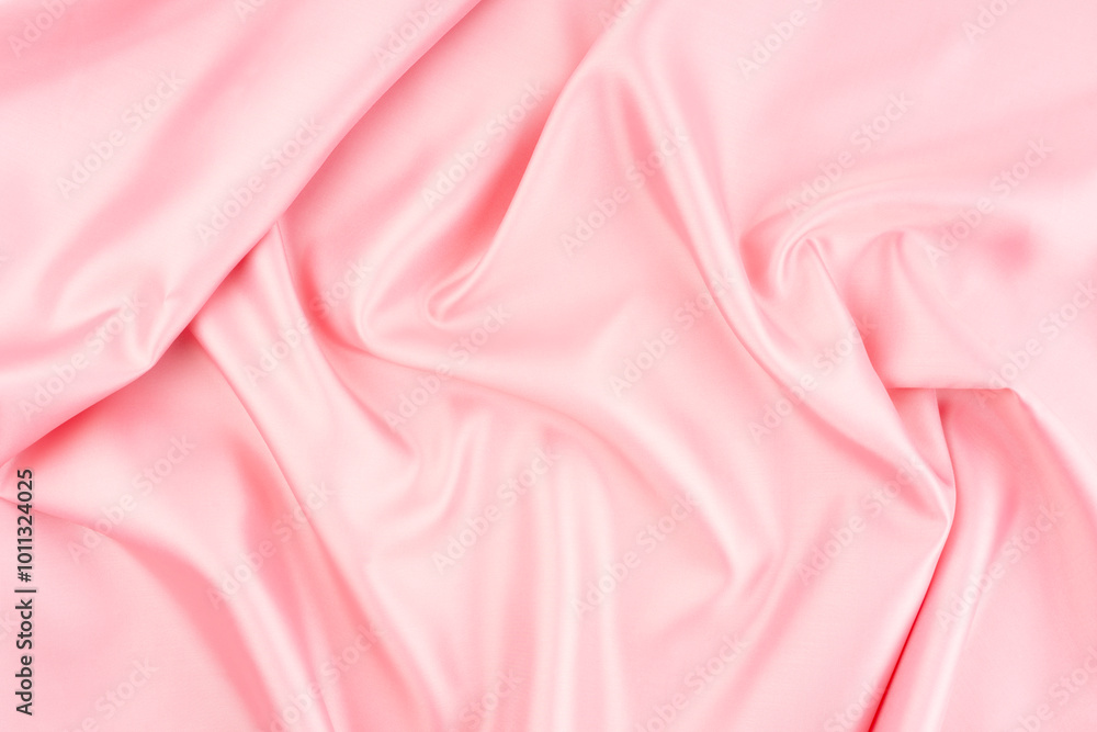 Fototapeta premium Pink Silk Texture as Background.