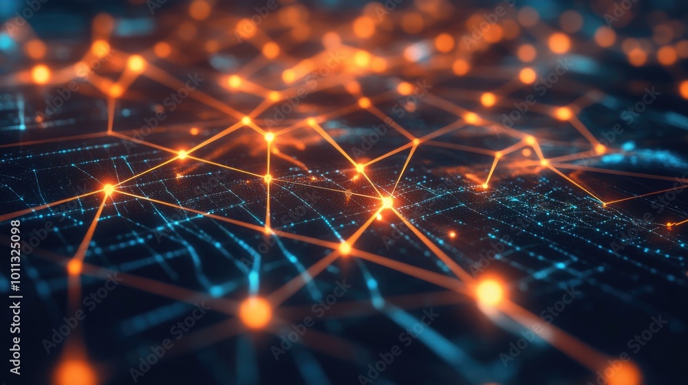 A futuristic digital data matrix displaying glowing grids and intricate patterns, representing the flow of information in cyberspace. A futuristic digital data matrix displaying glowing grids and intricate patterns, representing the flow of information in cyberspace.