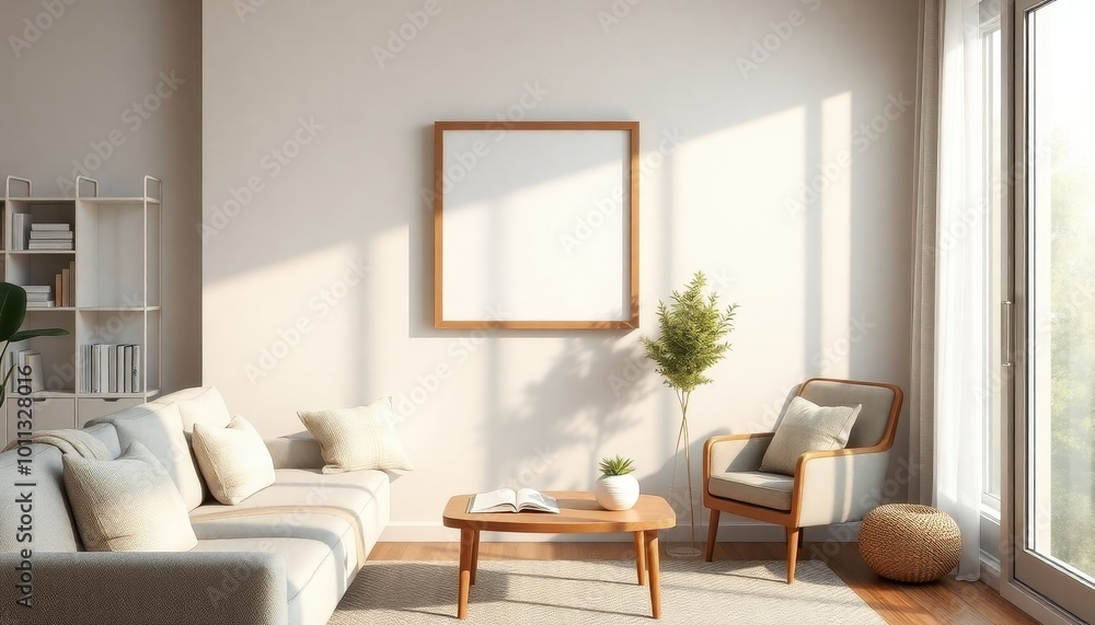 Elegant 3D living room with modern design features a cozy seating area, vibrant decor, and soft ambient lighting, creating a warm and inviting atmosphere. Elegant 3D living room with modern design features a cozy seating area, vibrant decor, and soft ambient lighting, creating a warm and inviting atmosphere.