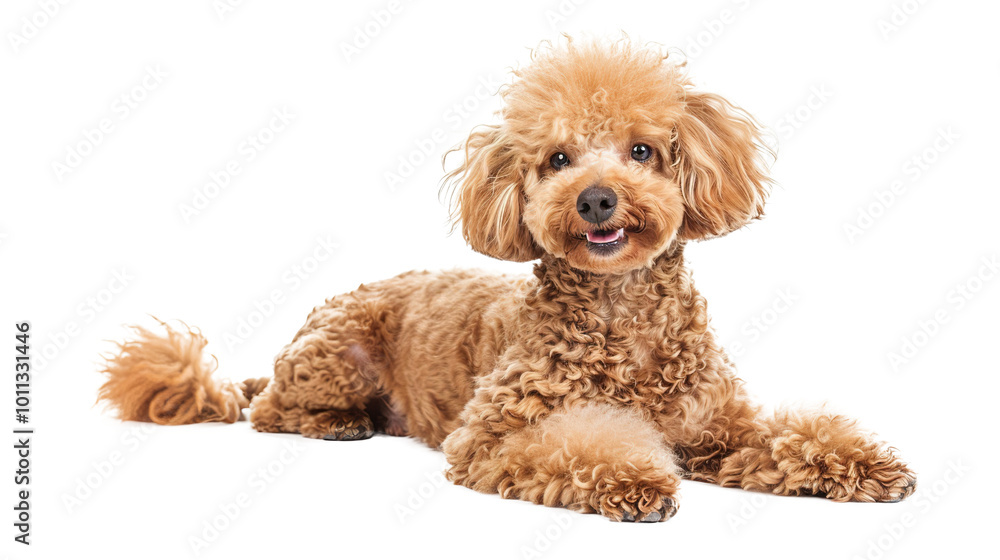 Poodle dog full body shot isolated on transparent background, PNG Poodle dog full body shot isolated on transparent background, PNG