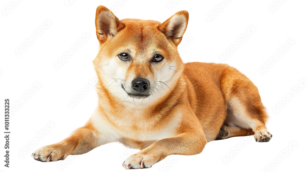Shiba inu dog full body shot isolated on transparent background, PNG Shiba inu dog full body shot isolated on transparent background, PNG