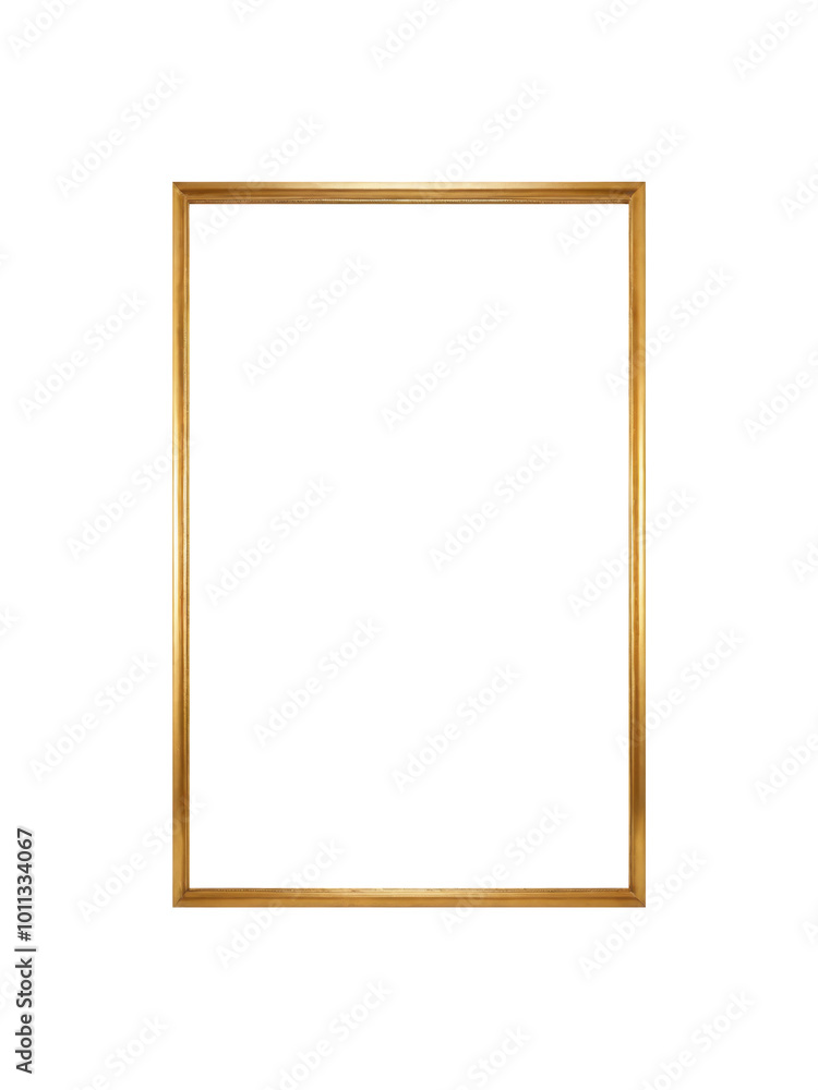 Textured Wooden Empty Image Frame on Transparent Textured Wooden Empty Image Frame on Transparent