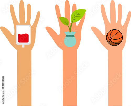 Hand Holding CHarity Donation