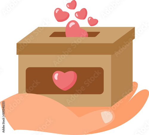 Hand Holding CHarity Donation