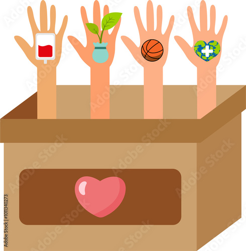 Hand Holding CHarity Donation