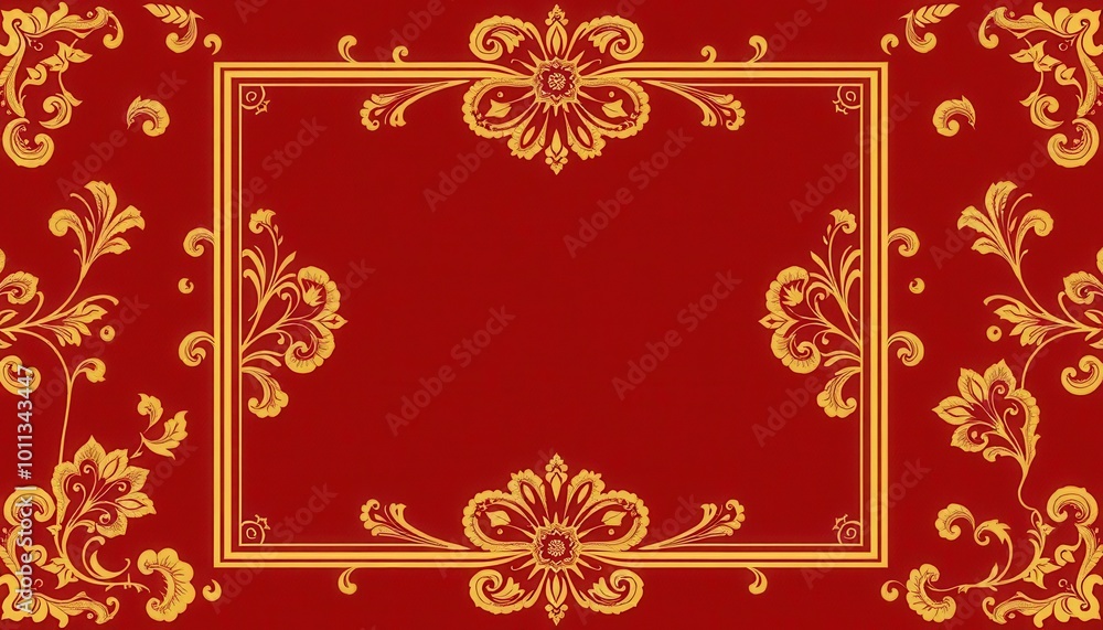 Elegant wedding invitation adorned with intricate floral patterns, exuding timeless charm and sophistication, perfect for a classic celebration of love and commitment. Elegant wedding invitation adorned with intricate floral patterns, exuding timeless charm and sophistication, perfect for a classic celebration of love and commitment.