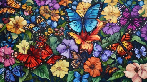 A Colorful Symphony of Butterflies