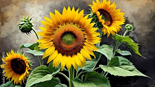 sunflowers in the garden