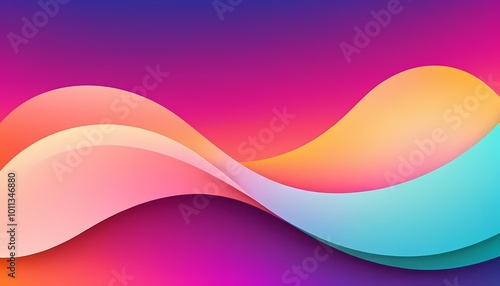 abstract colorful background with waves