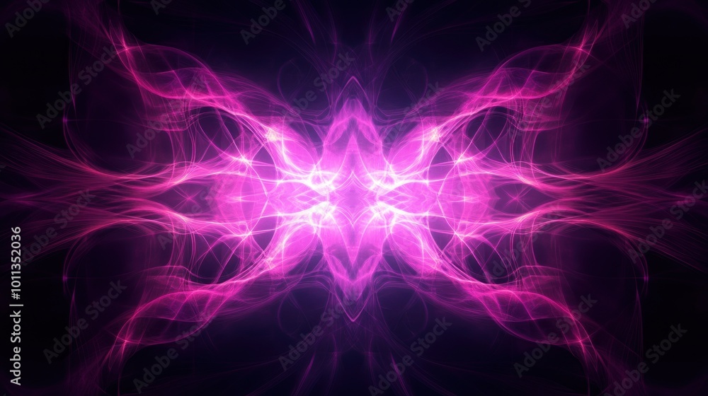 Fototapeta premium Abstract Purple Glow