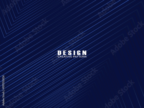 Premium background design with diagonal shiny blue lines pattern. Vector horizontal template for banner ,digital business, contemporary formal invitation, luxury voucher, prestigious gift certificate.