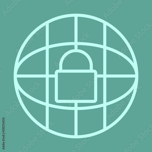 Protected Network icon Design