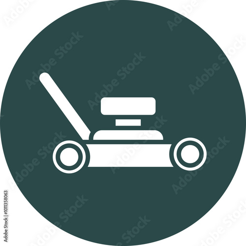 Lawnmower Icon Design