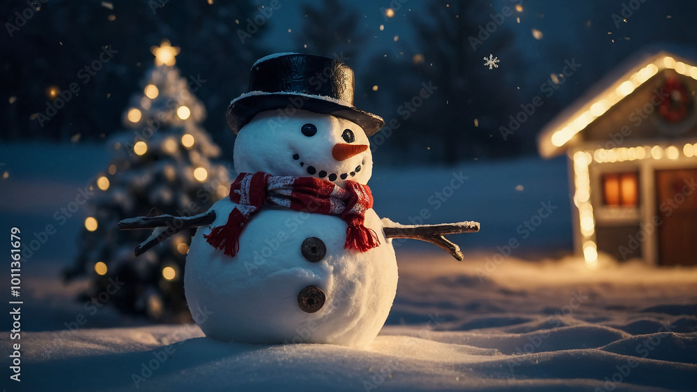 Obraz premium Christmas Background Ai generated