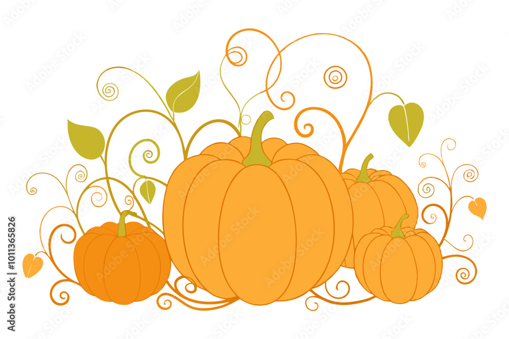 A Vibrant Vector Illustration of a Field of Pumpkins in All Shapes and Sizes Perfect for Autumn Decor
A Vibrant Vector Illustration of a Field of Pumpkins in All Shapes and Sizes Perfect for Autumn Decor