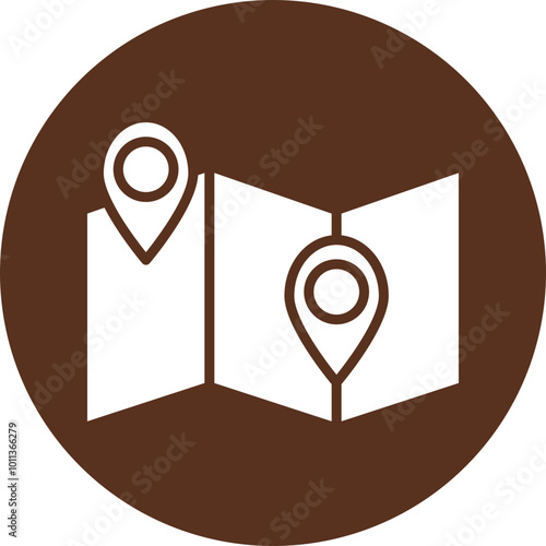 Nearby Destinations Icon Design