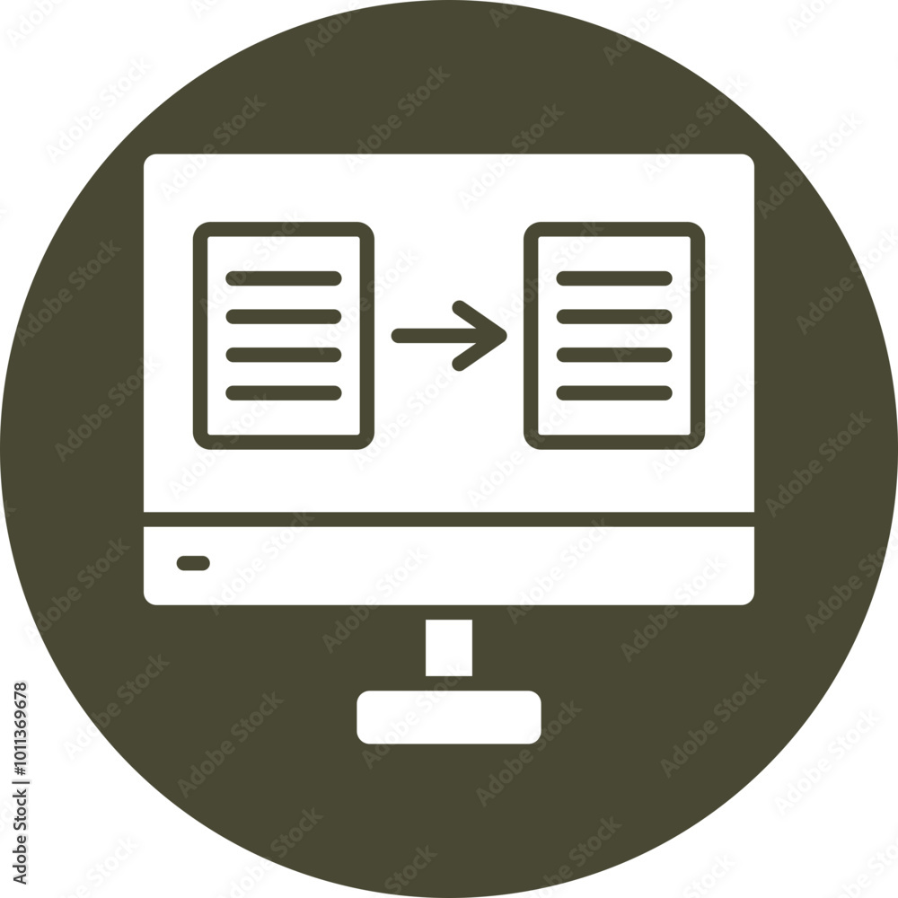 Online Translator Icon Design