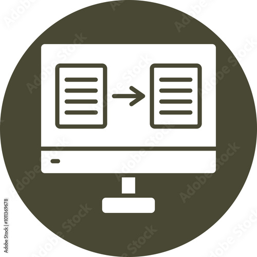 Online Translator Icon Design