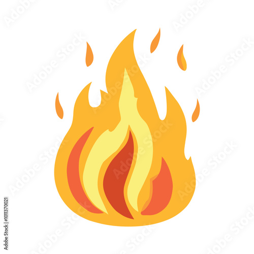 red and orange fire flame.