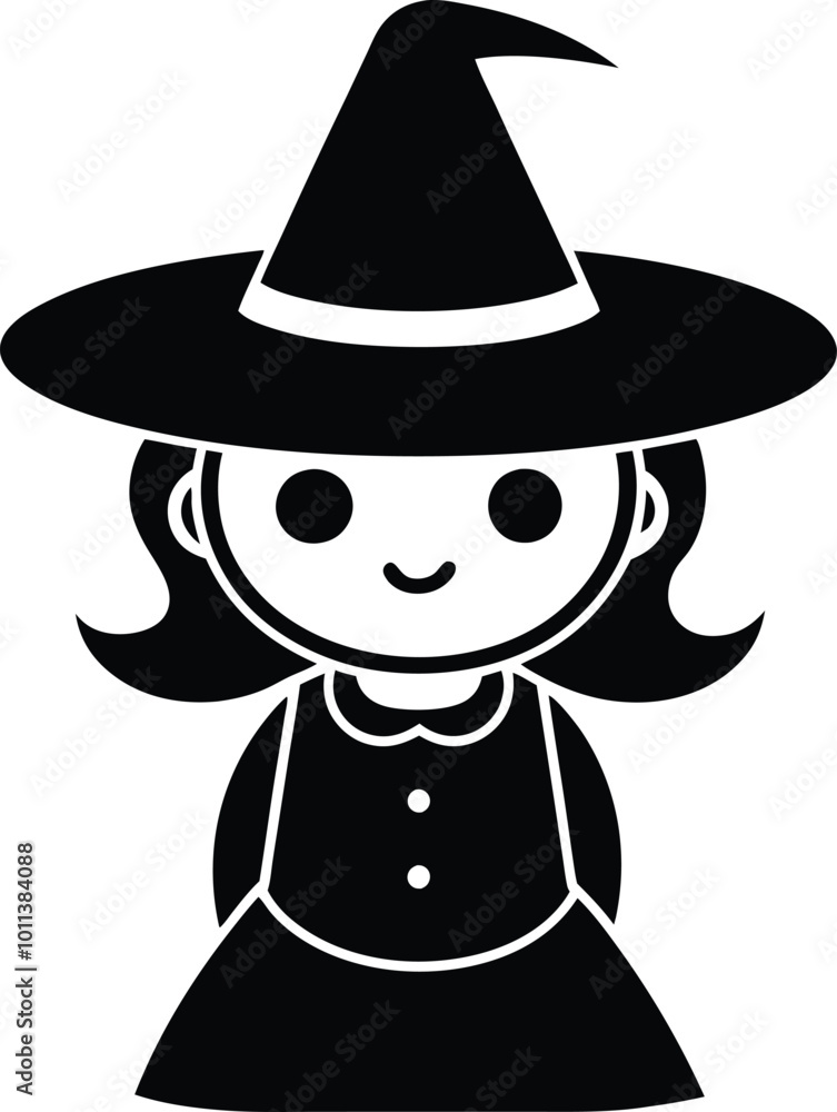 Halloween witch silhouette vector Halloween witch silhouette vector
