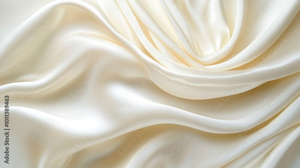 A smooth, flowing silk fabric background with a large, clear area for text A smooth, flowing silk fabric background with a large, clear area for text