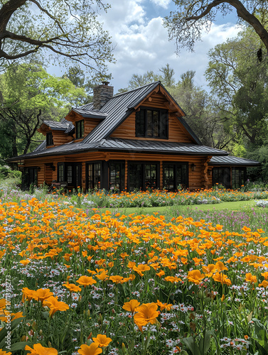 Rustic Retreat: A Log Cabin Oasis