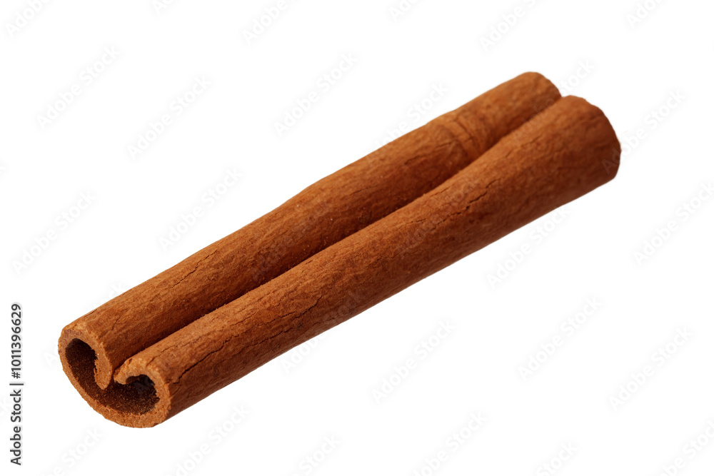 cinnamon stick isolated on a white background, spices, seasonings cinnamon stick isolated on a white background, spices, seasonings