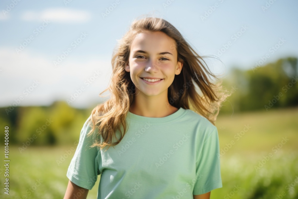 Smiling portrait of a female Caucasian teenage girl basketball player Smiling portrait of a female Caucasian teenage girl basketball player