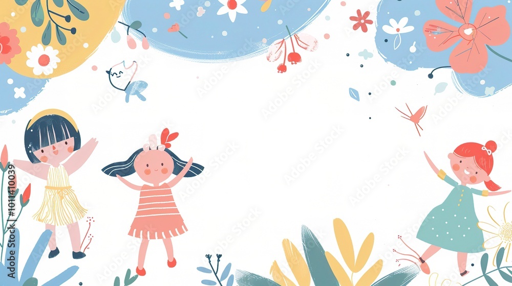 Children's Day Simple Hand Drawn Background - a charming and festive visual. The simple hand drawn backdrop for Children's Day is full of joy and creativity Children's Day Simple Hand Drawn Background - a charming and festive visual. The simple hand drawn backdrop for Children's Day is full of joy and creativity