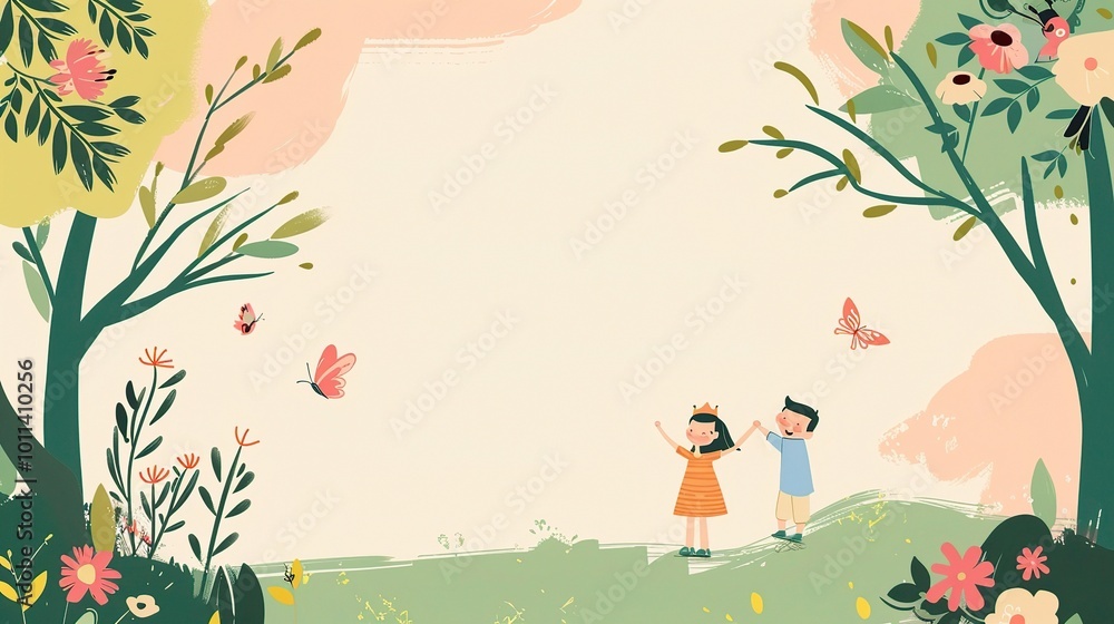 Children's Day Simple Hand Drawn Background - a charming and festive visual. The simple hand drawn backdrop for Children's Day is full of joy and creativity Children's Day Simple Hand Drawn Background - a charming and festive visual. The simple hand drawn backdrop for Children's Day is full of joy and creativity