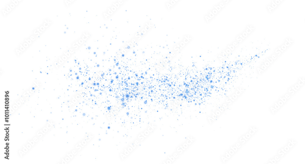Blue glowing light effect with many glitter particles. Starry cloud with dust. Magic christmas decoration. Luminous bokeh softly shimmering blue light. Light abstract glowing lights. PNG. Blue glowing light effect with many glitter particles. Starry cloud with dust. Magic christmas decoration. Luminous bokeh softly shimmering blue light. Light abstract glowing lights. PNG.