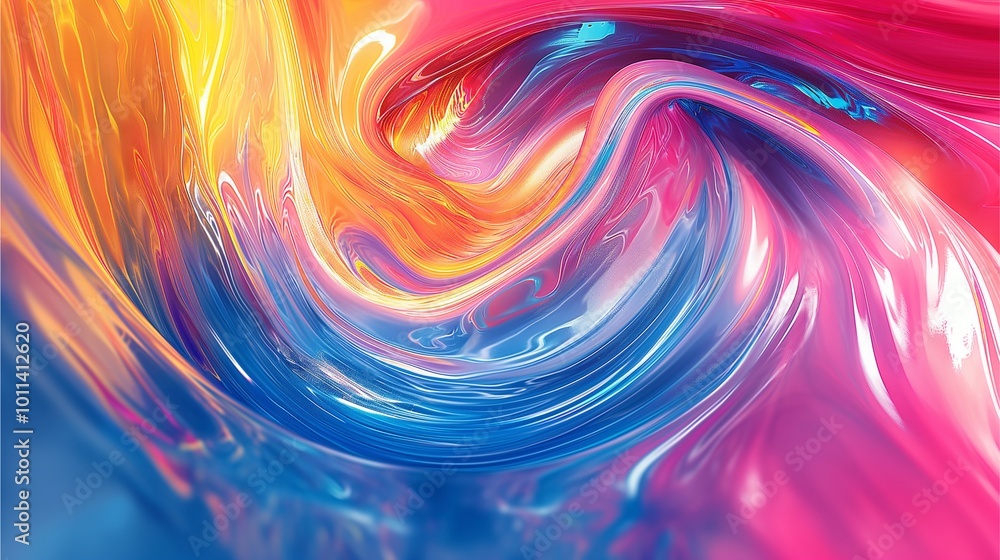 A mesmerizing abstract composition showcasing vibrant swirling colors in a fluid motion, capturing the essence of creativity and dynamic energy in a kaleidoscope of hues. A mesmerizing abstract composition showcasing vibrant swirling colors in a fluid motion, capturing the essence of creativity and dynamic energy in a kaleidoscope of hues.