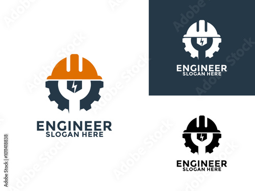 Electrical Engineering Logo design Creative Modern vector template, Engineer logo design icon