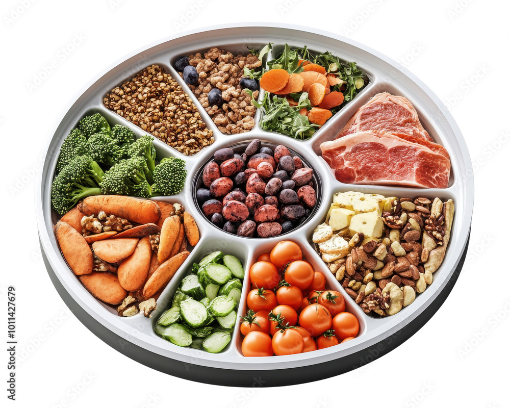 Healthy platter filled with colorful fruits, vegetables, nuts. Healthy platter filled with colorful fruits, vegetables, nuts.