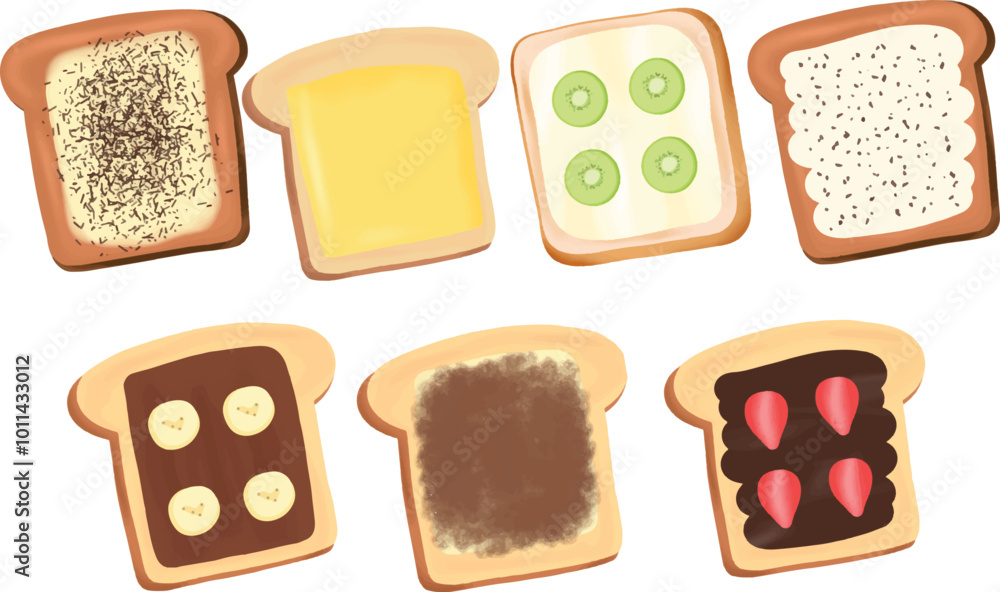 Slice Toast Bread Collection Slice Toast Bread Collection