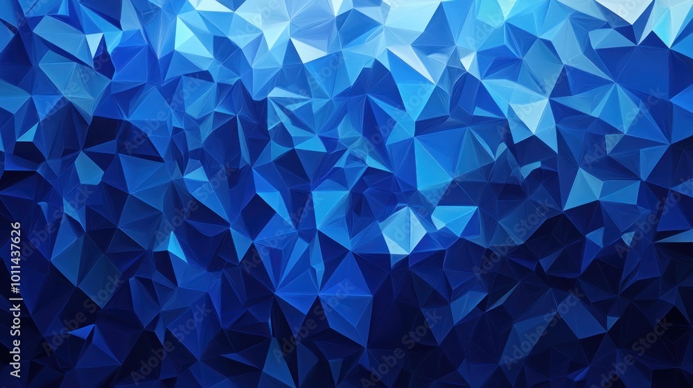 Abstract Blue Triangles Abstract Blue Triangles