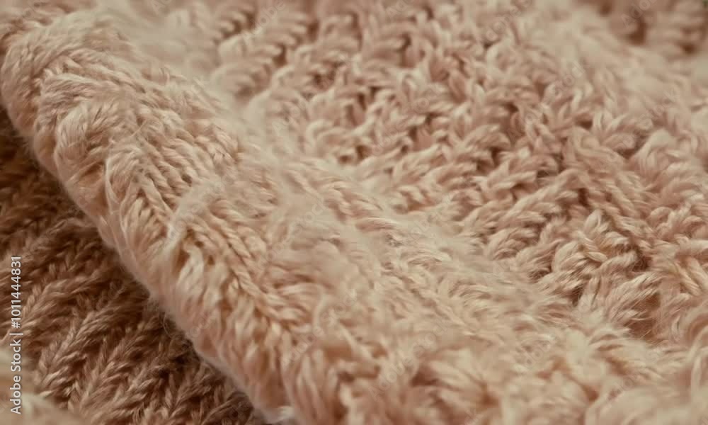 Close-up of Knitted Fabric Close-up of Knitted Fabric