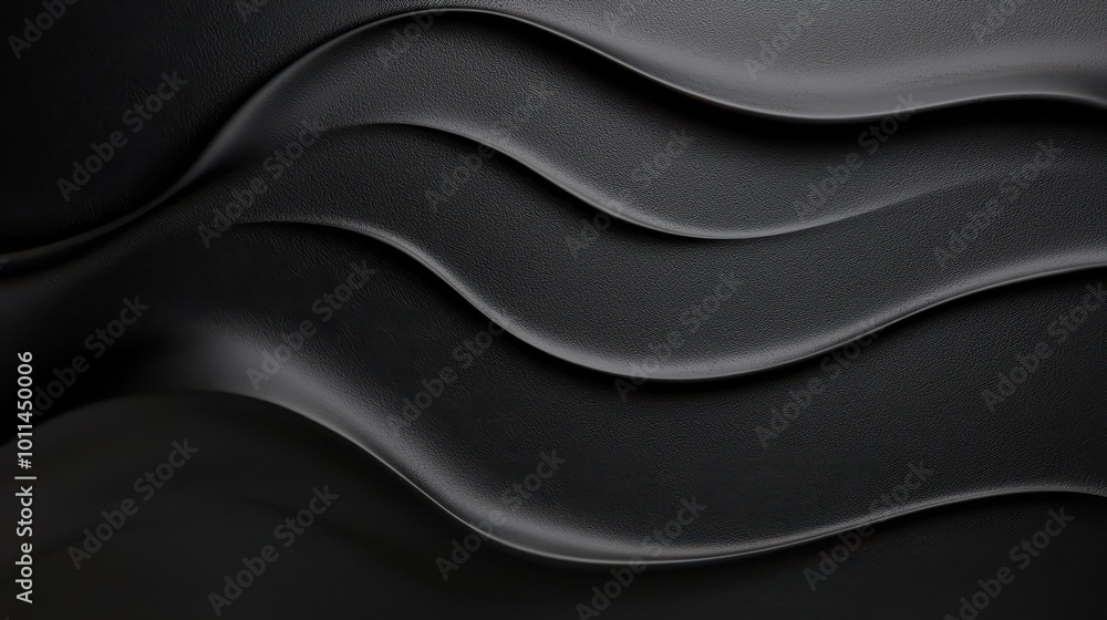 Fototapeta premium Dark black background with a subtle grainy texture, creating depth and complexity for minimalist designs.