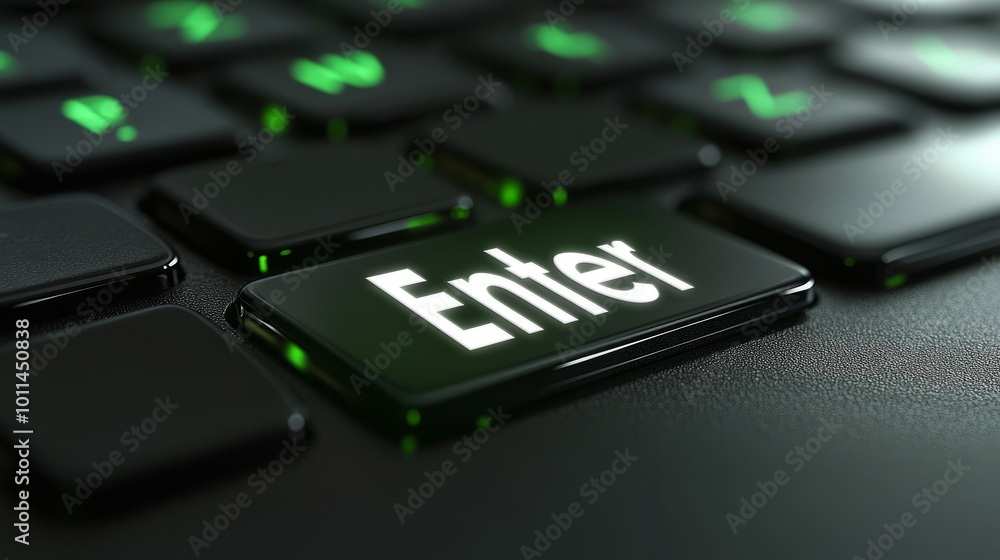 High Definition Keyboard Enter Key Image High Definition Keyboard Enter Key Image