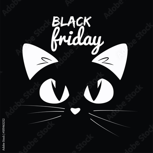 New Collection Black Friday cat vector typography t-shirt design template. modern t shirt template, fashion vector.
 vacation mood | Male and Female t-shirt | Black Friday quote.
