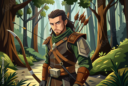 person in the jungle