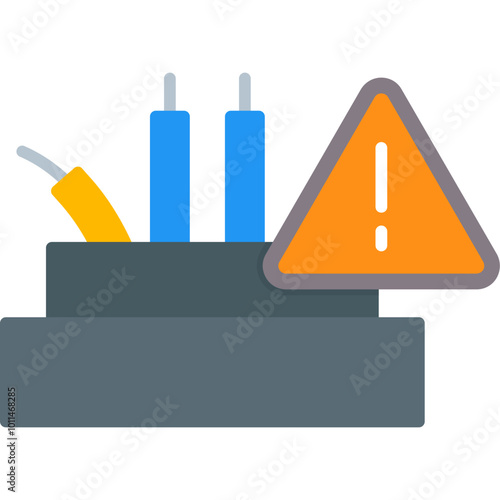 Optical Fiber Caution Icon
